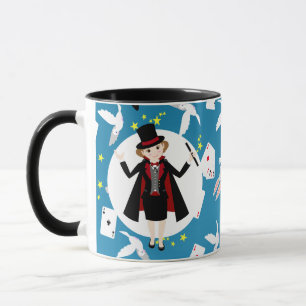 Mug Fille magicien Spectacle Anniversaire