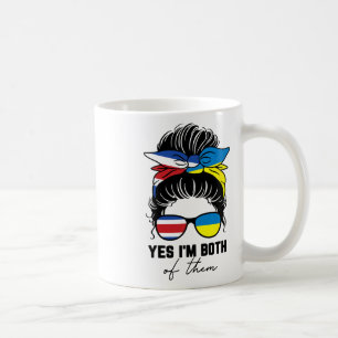 Mug Fille moitié costaricienne moitié ukrainienne Cost