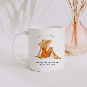 Mug Fille née en juin Monogramme