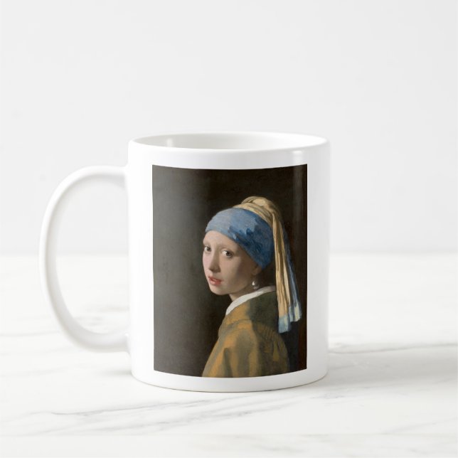 Mug Fille VERMEER avec une oreille perle (Gauche)