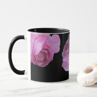 Mug Fille visage joli rose rose floral mode décalé