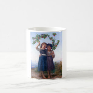 Mug Filles avec la Branche Cerise, Bouguereau