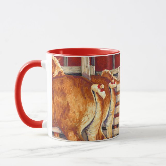 Mug Filles d'exposition - chevaux belges (Gauche)