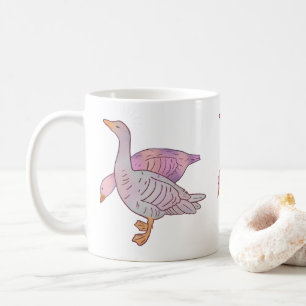 Mug Filles d'oies Duo d'oies fantaisiste d'art folkl