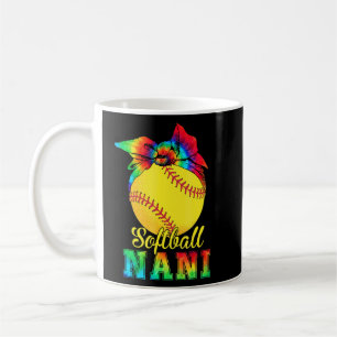 Mug Filles Softball Nani Tie Dye Softball Da de la mèr