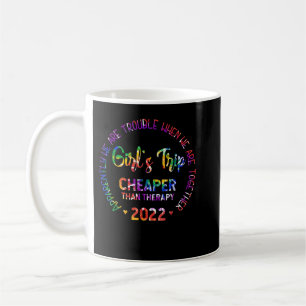 Mug Filles Voyage Moins Cher Qu'Une Thérapie Tie Dye F