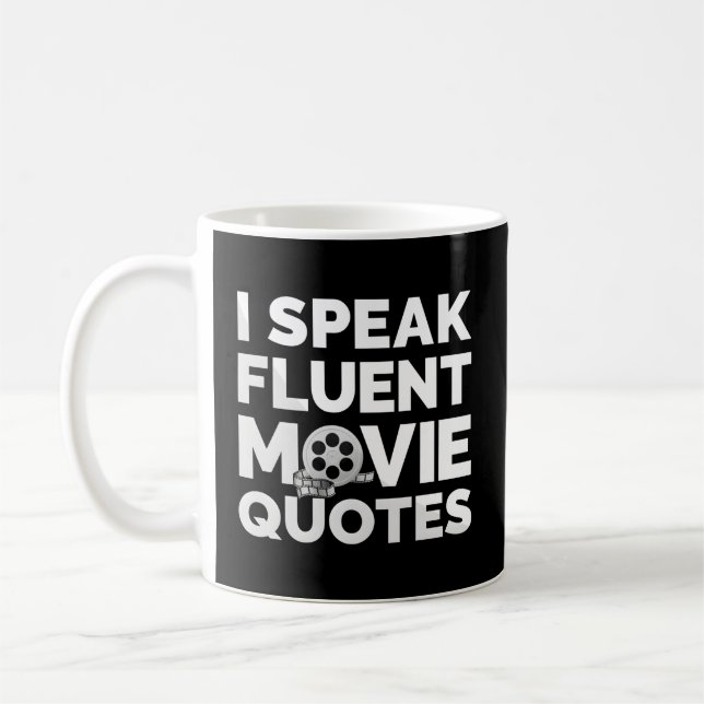 Mug Film Buff Movie S Je Parle Citations De Film Fluen (Gauche)