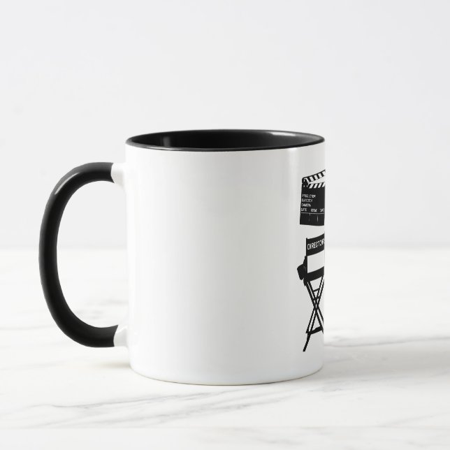 Mug Film Crew Flap Director Chaise Venin for filmmaker (Gauche)