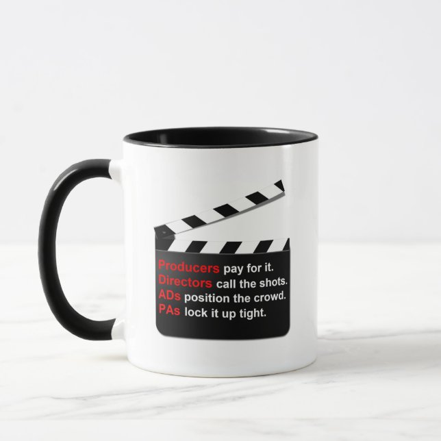 Mug Film Crew prend une pause et CLAP pour une nouvell (Gauche)