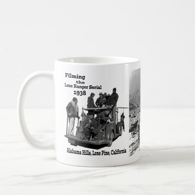 Mug Filmer la série "Lone Ranger" 1936 (Gauche)