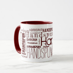 Mug Fils À LA POIGNÉE ! Typographie Red Maroon