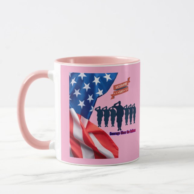 Mug Fils de la fierté des patriotes rose (Gauche)