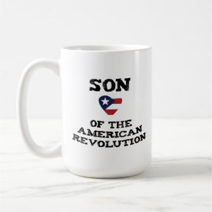 Mug Fils de la Révolution américaine USA Star Eagle Pa