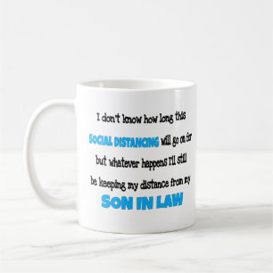 Mug Fils en droit Distances sociales