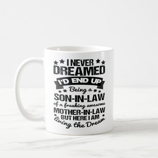 Mug Fils en droit Fière de la merveilleuse mère en dro (Gauche)