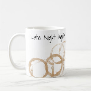 Mug Fin de soirée de nouveau Cercles de café