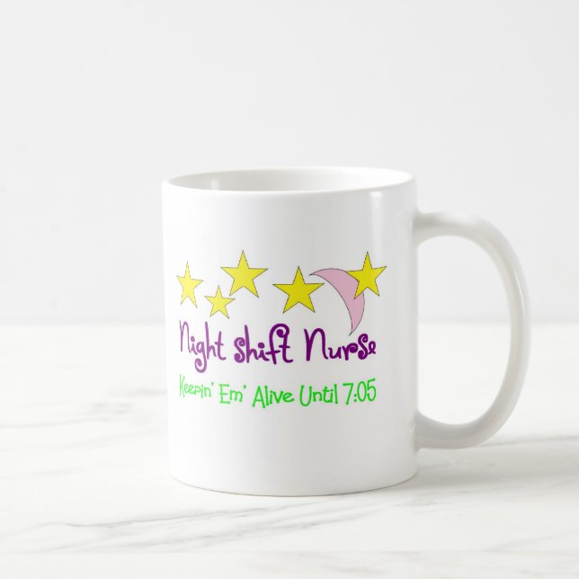 Mug Fin de support de Keepin d'infirmière de poste de (Droite)