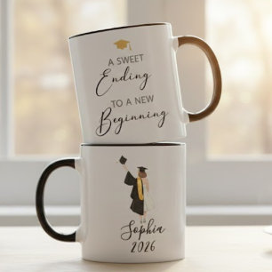 Mug Fin douce Nouveau Début Conception de nom de remis