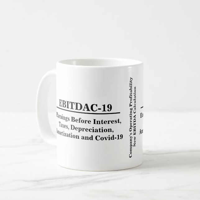 Mug Financement Nouveau calcul d'exploitation d'entrep (Devant gauche)