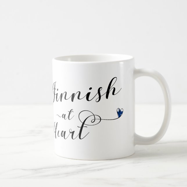 Mug Finnois À Heart Mug, Finlande (Droite)