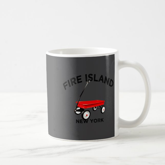 Mug Fire Island Large Version Red Wagon Long Island Ny (Droite)