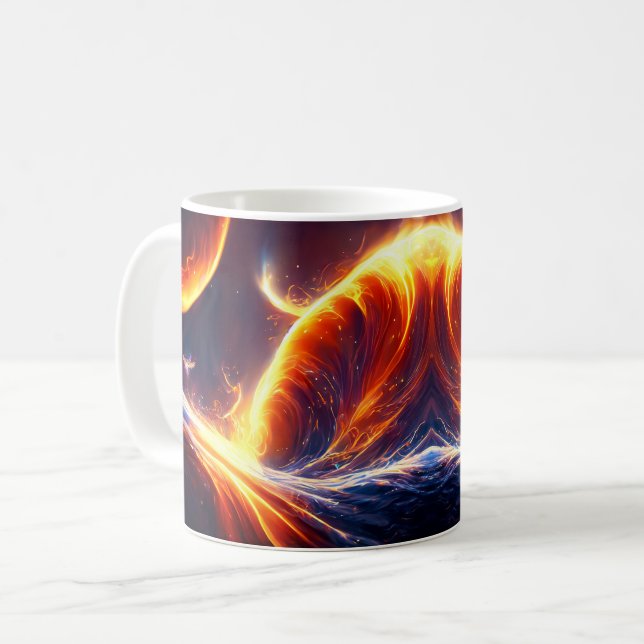 Mug Fire Water Space (Devant gauche)