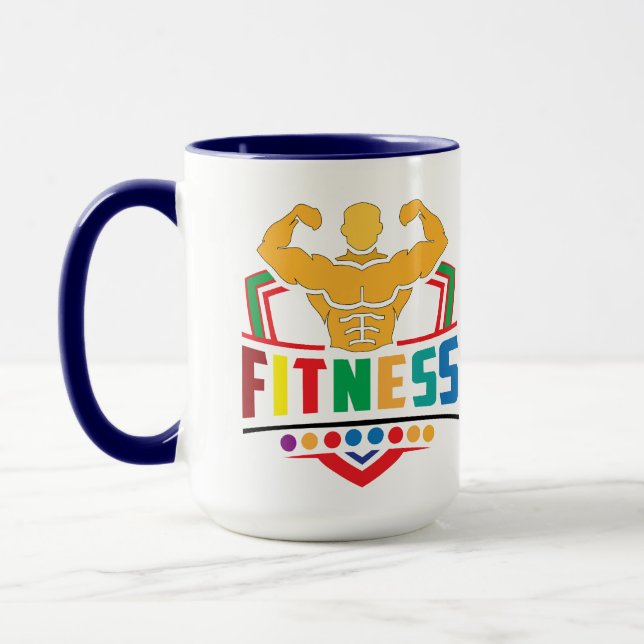 Mug Fitness Lifestyle – Train Hard Stay Strong (Gauche)