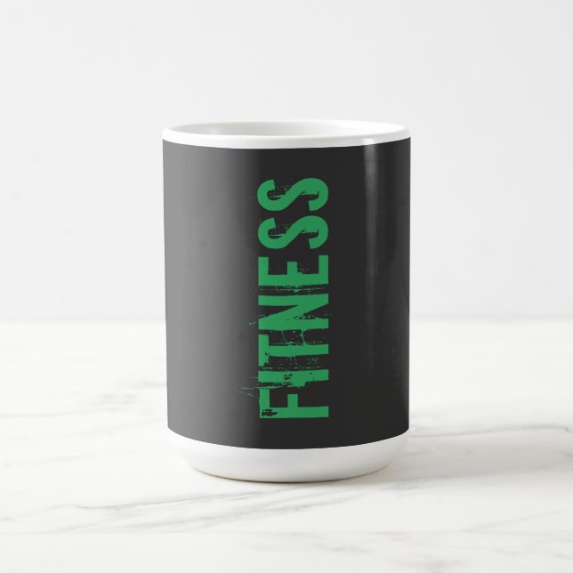 Mug Fitness Personal Trainer Bodybuilding Modern Grey (Centre)