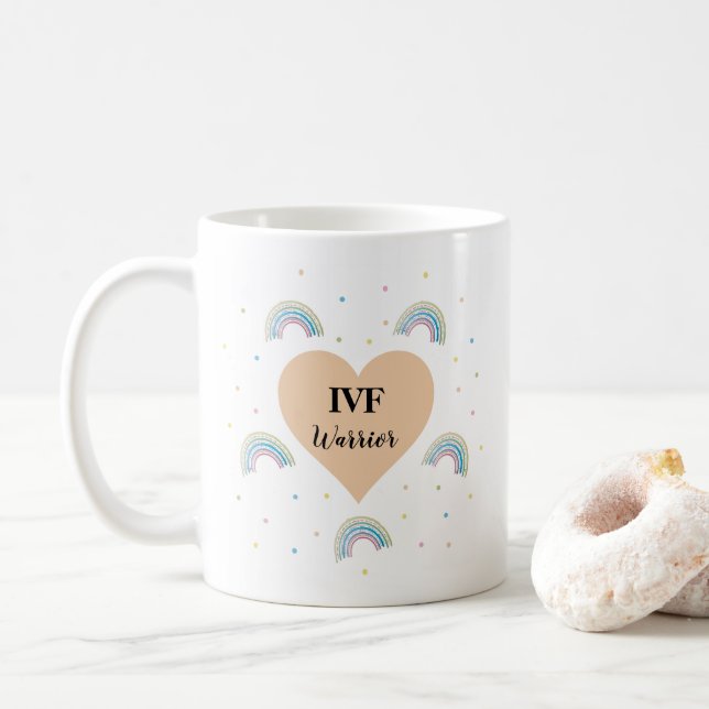 Mug FIV guerrier café-confiture cadeau (Avec donut)