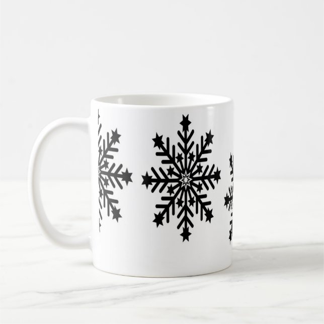 Mug Flacon de Noël blanc (Gauche)