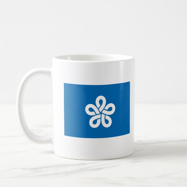 Mug Flag of Fukuoka Prefecture, Japan (Gauche)