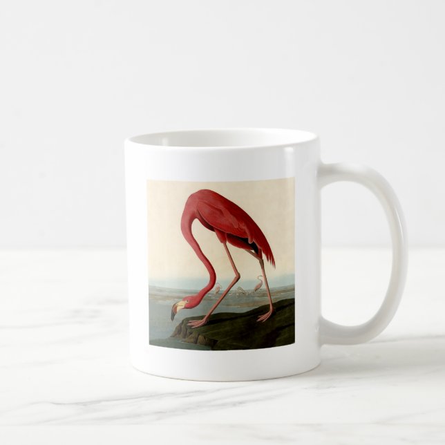 Mug Flamant rose américain d'Audubon (Droite)