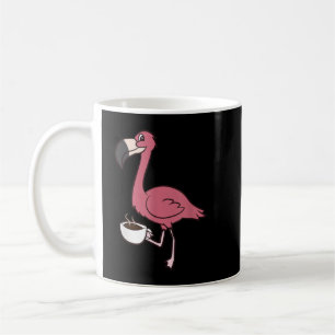Mug Flamant rose Avec Café Drôle Café Boire Flamme