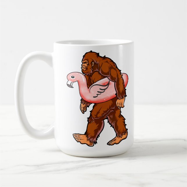 Mug Flamant rose Bigfoot (Gauche)