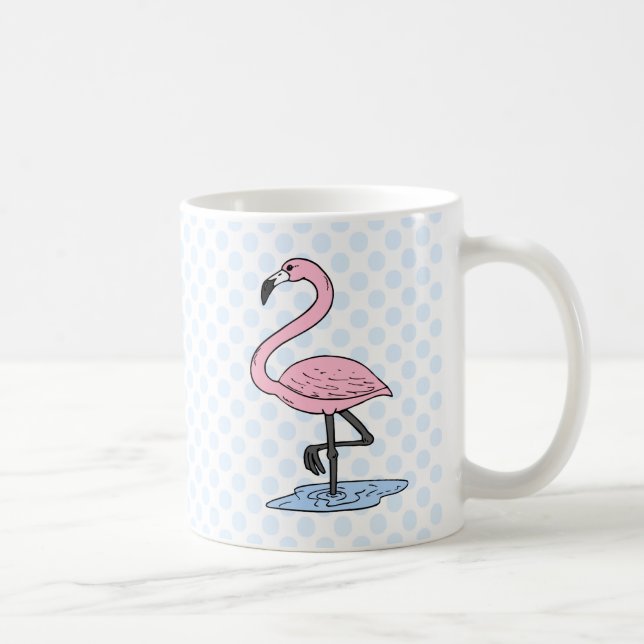 Mug Flamant rose de foi (Droite)