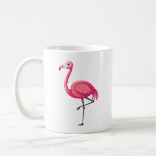 Mug Flamant Rose de Style Cartoon