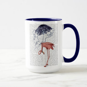 Mug Flamant rose et parasol