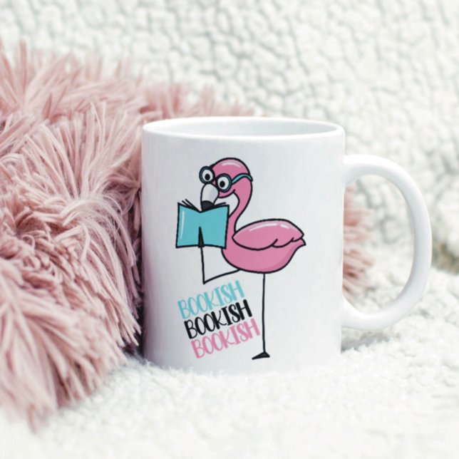 Mug Flamant rose Lover du livre (Créateur téléchargé)