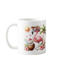 Flamant rose rose