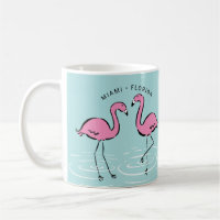 Flamant rose rose personnalisé