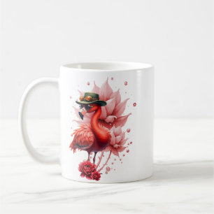 Mug Flamant rose Steampunk - Imaginaire Digital Artwor