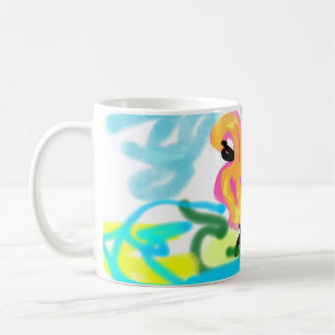 Mug Flamants roses d'été adorables 