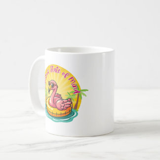 Mug Flamingo Rétro Groovy État d'Esprit Été Café