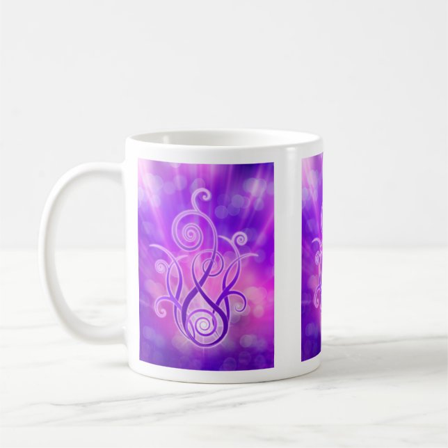 Mug Flamme violette/feu violet (Gauche)