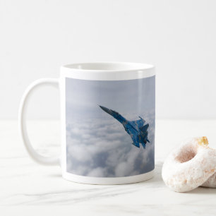 Mug Flanker SU-27 Au-Dessus Des Nuages