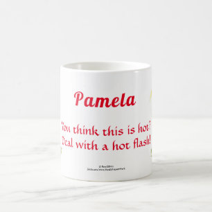 Mug Flash chaud dans Réchauffement climatique Femme Te