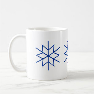 Mug - Flèche de neige bleue
