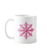 Flèche de neige rose