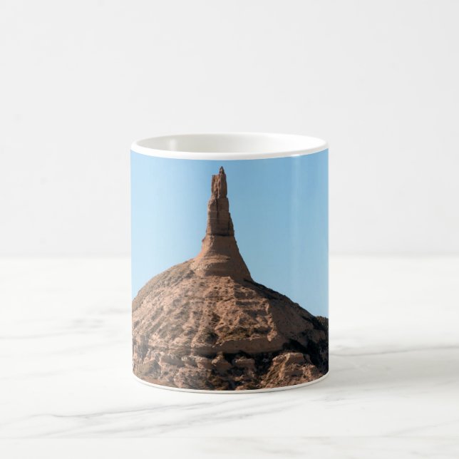 Mug Flèche de roche de cheminée de Scottsbluff (Centre)