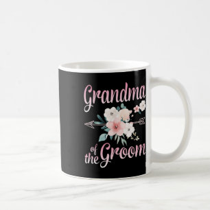 Mug Flèche Fleur Joyeuse Grand-Mère De L'Épouse Groom